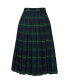 Фото #2 товара Women's School Uniform Plaid Pleated Skirt Below the Knee