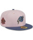 Фото #1 товара Men's Pink, Blue San Francisco Giants Olive Undervisor 59FIFTY Fitted Hat