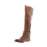 Фото #8 товара Bed Stu Eva F321120 Womens Brown Leather Zipper Knee High Boots