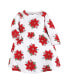 ფოტო #3 პროდუქტის Baby Girls Cotton Dresses, Poinsettia Dot