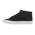 Фото #6 товара London Fog Lfm Dorance Mid High Top Mens Black Sneakers Casual Shoes CL30370M-B