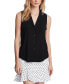 Women's Sleeveless Button-Down Blouse