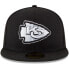 Men's Black Kansas City Chiefs B-Dub 59FIFTY Fitted Hat