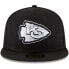 ფოტო #3 პროდუქტის Men's Black Kansas City Chiefs B-Dub 59FIFTY Fitted Hat