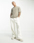 HUGO Danoe relaxed fit polo shirt in in washed khaki