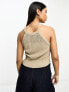 Фото #2 товара Armani Exchange knit top in beige