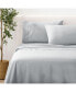 mDesign Chambray Sheet Set - Twin, 3 Piece Set