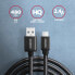 Фото #4 товара Кабель USB 2.0 для зарядки и передачи данных Axagon BUMM-AM10TB 1 м черный