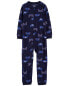 Kid 1-Piece Video Games Fleece Footless Pajamas 5