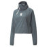 Фото #3 товара Puma Run First Mile Woven Jacket Womens Grey Casual Athletic Outerwear 521416-42