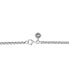 ფოტო #4 პროდუქტის EFFY® Men's Black Spinel Cross 22" Pendant Necklace (1-1/5 ct. t.w.) in Sterling Silver