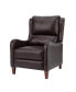 Leather Pushback Recliner chair with Adjustable Backrest for Livingroom