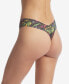 ფოტო #2 პროდუქტის Printed Signature Lace Low Rise Thong Underwear