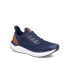 Фото #1 товара Men's Miles Knit Lace-Up Sneakers