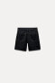 TRF MID-RISE DENIM BERMUDA SHORTS