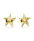 Starfish, Small, Blue, Gold-Tone Idyllia Stud Earrings