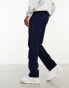 Фото #4 товара ASOS DESIGN straight leg corduroy trouser in navy