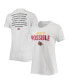 Women's White Louisville Cardinals More Is Possible T-shirt