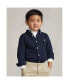 Toddler and Little Boys Featherweight Cotton Mesh Shirt