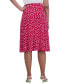 ფოტო #8 პროდუქტის Women's Ity Dot-Print A-Line Pull-On Skirt