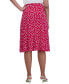 Фото #8 товара Women's Ity Dot-Print A-Line Pull-On Skirt