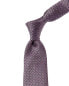 Canali Lavender Silk Tie Men's Purple Os