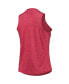 ფოტო #4 პროდუქტის Women's Charcoal, Cardinal Arkansas Razorbacks Tank Top and Pants Sleep Set