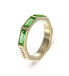 Decent Ring with Green Cubic Zirconia JUBR03174JWYGEM52