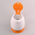 Фото #2 товара Электрический чайник Feel-Maestro MR012 Белый Оранжевый Пластик 1100 Вт 1 Л