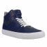 London Fog Blake Mid Lace Up Mens Blue Sneakers Casual Shoes CL30372M-D