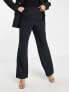 Фото #1 товара Miss Selfridge straight leg slouchy dad trouser in black