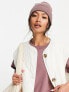 Фото #7 товара ASOS DESIGN deep turn up beanie hat in dusty pink - PINK