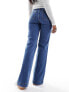 Фото #5 товара & Other Stories high waist flared jeans in mid blue