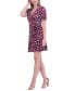 ფოტო #4 პროდუქტის Women's Ruched Flounce-Hem A-Line Dress