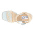 Фото #4 товара BEACH by Matisse Getty Espadrille Wedge Womens Beige, Blue Casual Sandals GETTY