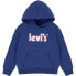 LEVI´S ® KIDS Poster Logo hoodie Синий, 4 года - фото #2