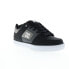 Фото #5 товара DC Pure 300660-KWA Mens Black Leather Lace Up Skate Inspired Sneakers Shoes