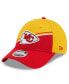 ფოტო #4 პროდუქტის Men's Gold, Red Kansas City Chiefs 2023 Sideline 9FORTY Adjustable Hat