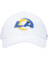 ფოტო #3 პროდუქტის Men's '47 White Los Angeles Rams Logo Clean Up Adjustable Hat