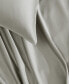 Фото #5 товара Organic Earth Solid Cotton Sateen 3 Piece Duvet Cover Set, Queen