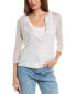 Фото #1 товара Majestic Filatures Double Layer Linen Henley Women's