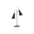 Фото #1 товара Настольная лампа декоративная DKD Home Decor Black Golden Metal 25W 220V 38 x 16 x 64 см