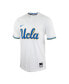 Фото #3 товара Men's and Women's White UCLA Bruins Two-Button Replica Softball Jersey