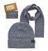 Фото #1 товара Шапка Jack & Jones JACJOLLY 12163827 Gray Melange