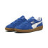 Фото #9 товара Puma Palermo 39646307 Mens Blue Suede Lace Up Lifestyle Sneakers Shoes