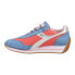 Фото #3 товара Diadora Equipe H Canvas Stone Wash Evo Lace Up Womens Blue, Red Sneakers Casual
