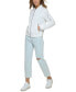 ფოტო #4 პროდუქტის Women's Lightweight Zip-Detail Bomber Jacket