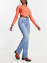 Женские джинсы Free People Schmal geschnittene Bootcut-Jeans in Hellblau mit niedrigem Bund TOO COOL BLUE, W32 - фото #3