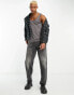 ASOS DESIGN vest in charcoal