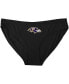 Фото #1 товара Women's Black Baltimore Ravens Solid Logo Panties